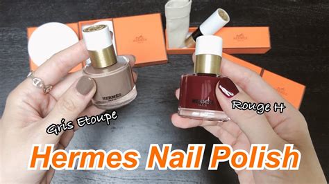 Hermes top coat nail polish